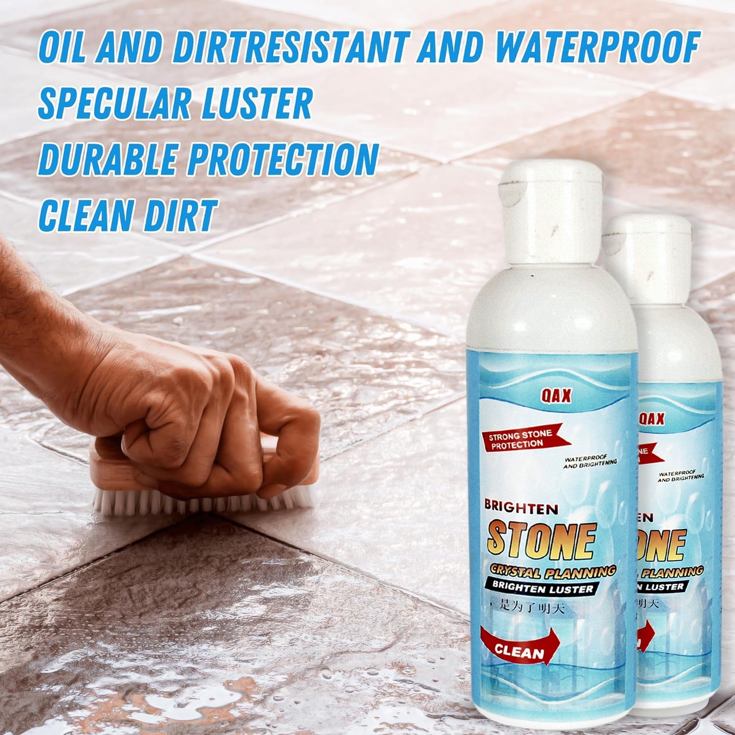 Stone Stain Remover Cleaner, Stone Crystal Plating Agent, Marble Stone Cleaner Polishes, Crystal Plating for Kitchen, Patio, Backyard Marble Cleaner and Polish (75 ML Approx / 1 pc) Stone Stain Remover Cleaner, Stone Crystal Plating Agent, Marble Stone Cleaner Polishes, Crystal Plating for Kitchen, Patio, Backyard Marble Cleaner and Polish (75 ML Approx / 1 pc)